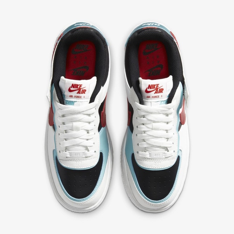 Aqua blue air force ones clearance